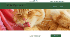Desktop Screenshot of catsvermont.com