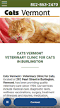 Mobile Screenshot of catsvermont.com